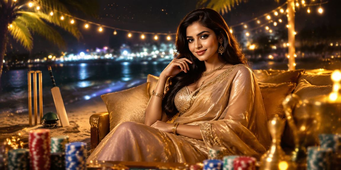সেন্ট মার্টিনে মোবাইলে ক্রিকেট বেটিং করছেন তরুণী